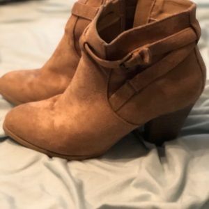 Charlotte Russe Tan Booties